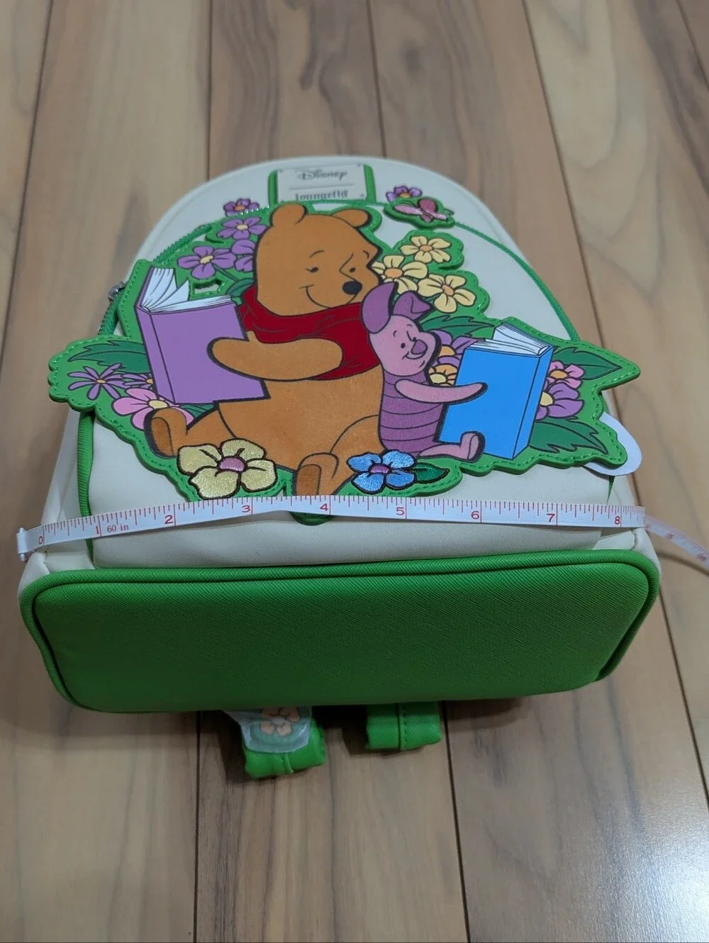 NWT! Loungefly Disney Winnie The Pooh Piglet & Pooh Bear Reading Mini Backpack